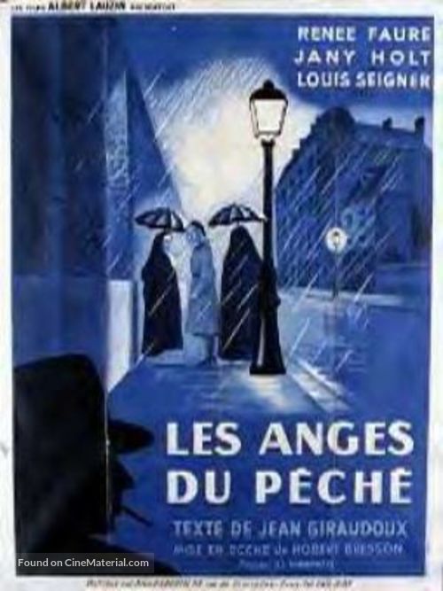 Les anges du p&eacute;ch&eacute; - French Movie Poster