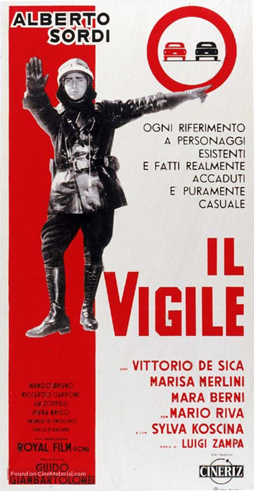 Il vigile - Italian Movie Poster