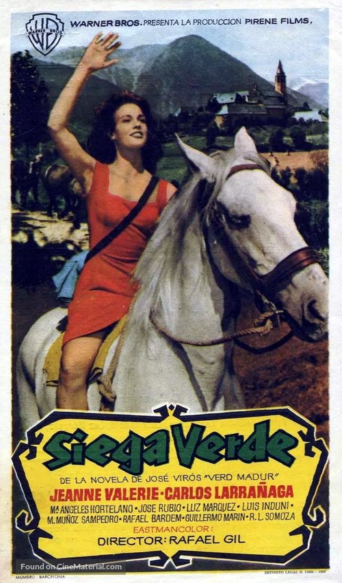 Siega verde - Spanish Movie Poster