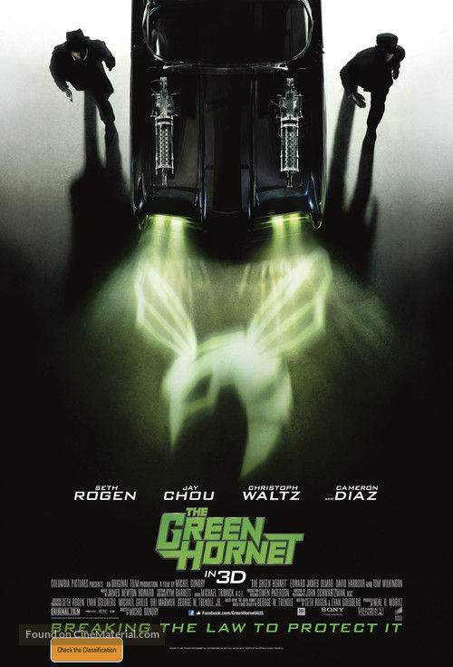 The Green Hornet - Australian Movie Poster