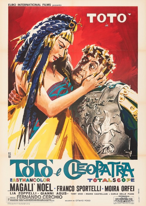 Tot&ograve; e Cleopatra - Italian Movie Poster