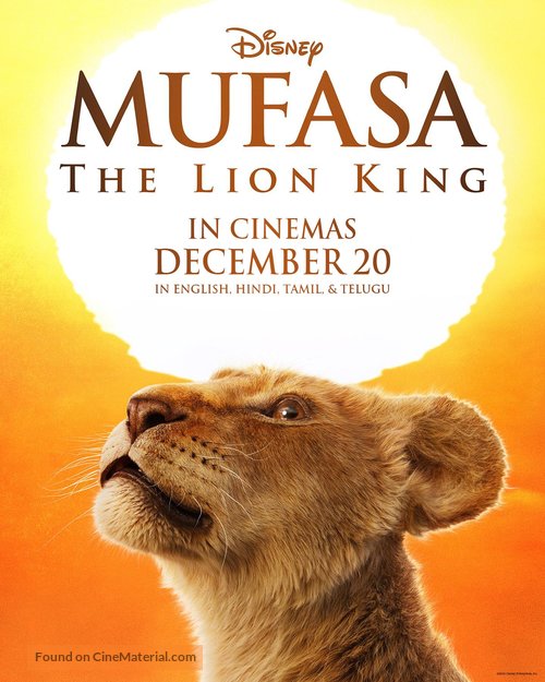 Mufasa: The Lion King - Indian Movie Poster