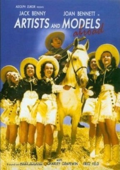 Artists and Models Abroad - DVD movie cover