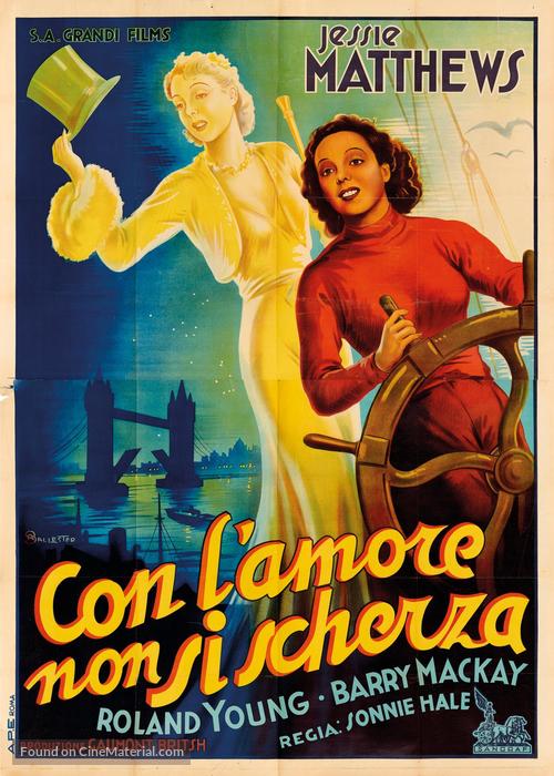 Sailing Along - Italian Movie Poster