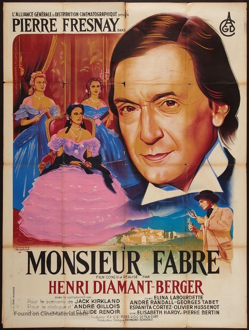 Monsieur Fabre - French Movie Poster