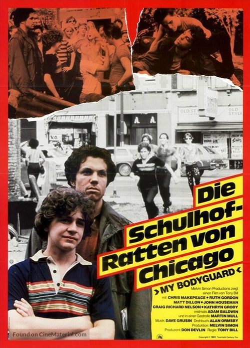 My Bodyguard - German Movie Poster