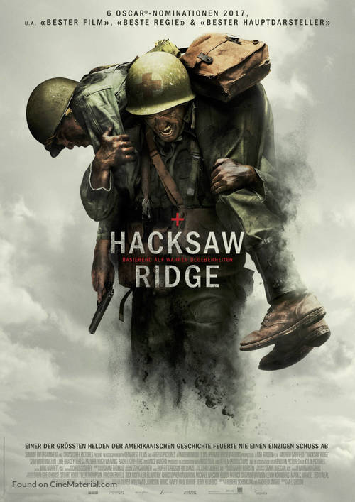 Hacksaw Ridge - Swiss Movie Poster