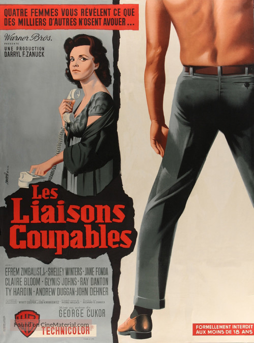 The Chapman Report - French Movie Poster