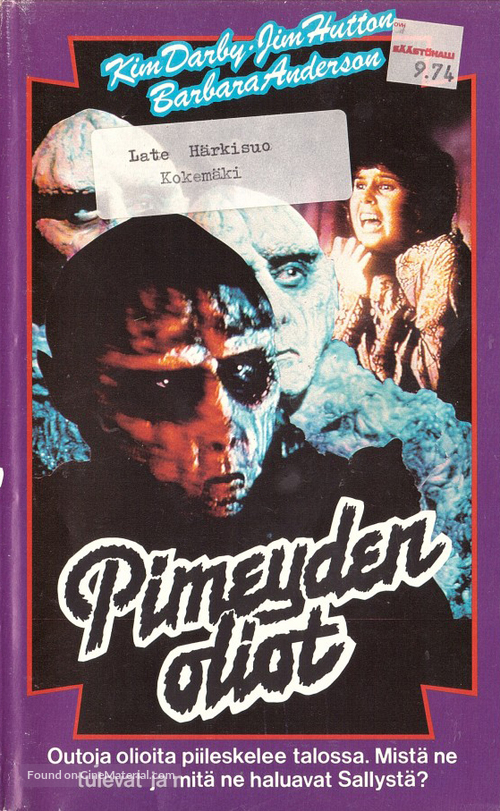 Don&#039;t Be Afraid of the Dark - Finnish VHS movie cover