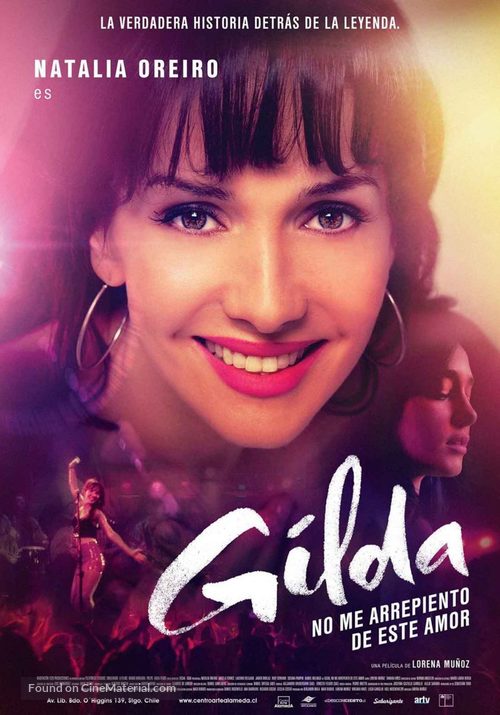 Gilda, no me arrepiento de este amor - Chilean Movie Poster