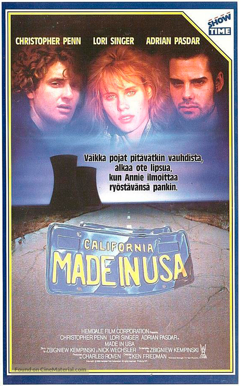 Made in U.S.A. - Finnish VHS movie cover