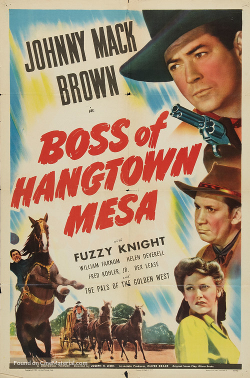 Boss of Hangtown Mesa - Movie Poster