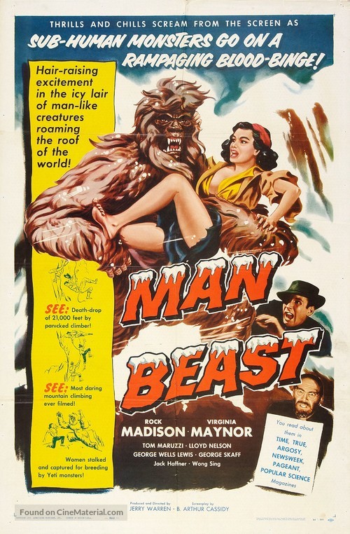 Man Beast - Movie Poster