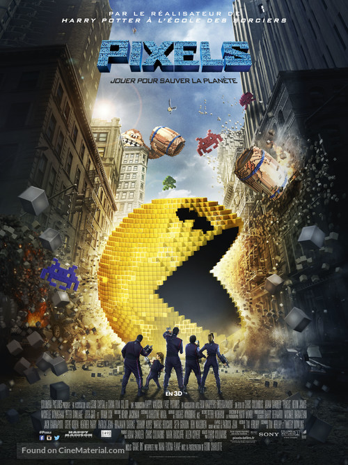 Pixels - French Movie Poster