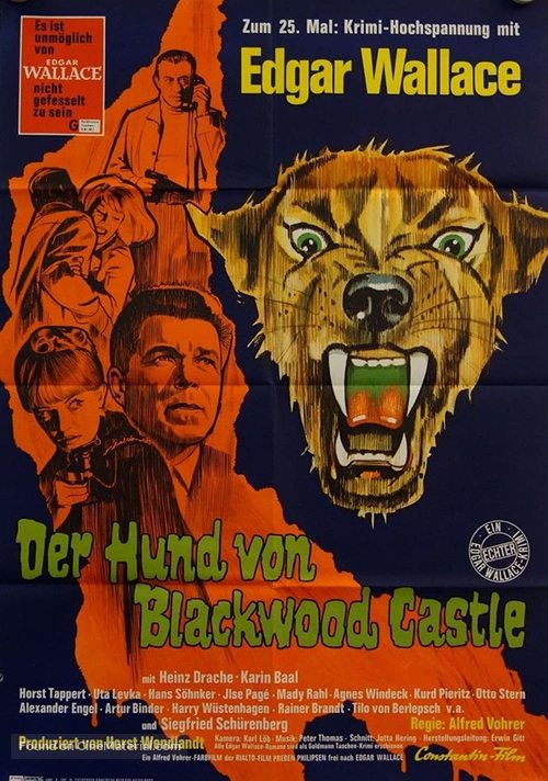 Der Hund von Blackwood Castle - German Movie Poster