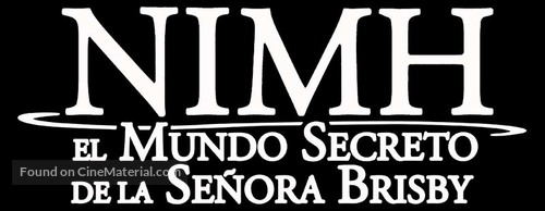 The Secret of NIMH - Spanish Logo