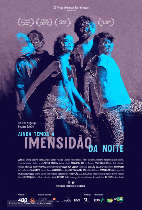 Ainda Temos a Imensid&atilde;o da Noite - Brazilian Movie Poster