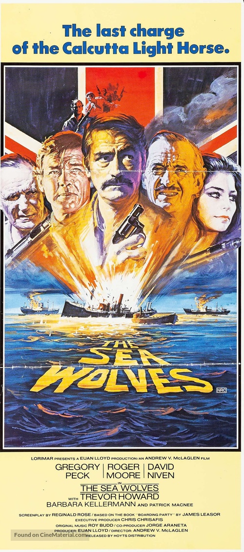 The Sea Wolves - Australian Movie Poster