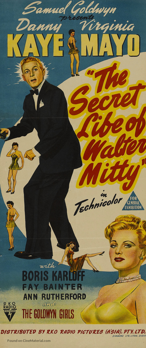 The Secret Life of Walter Mitty - Australian Movie Poster