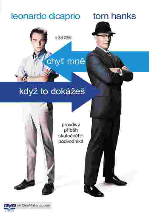 Catch Me If You Can - Czech DVD movie cover