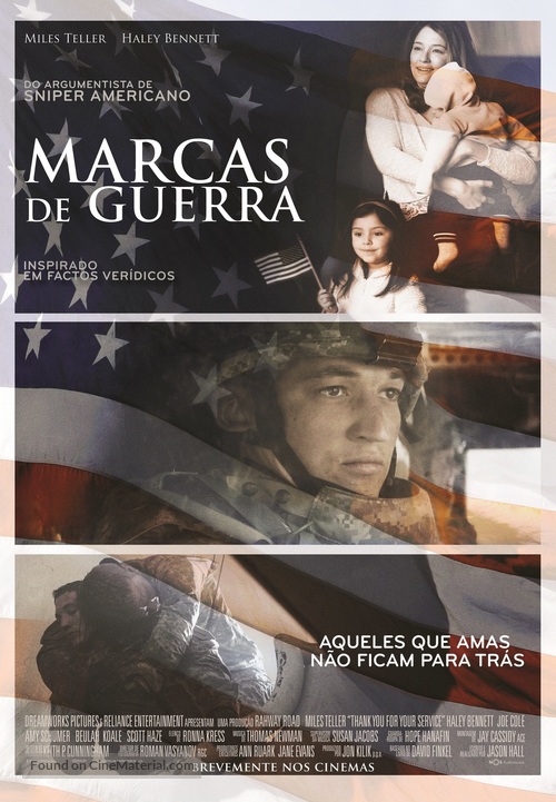 Thank You for Your Service - Portuguese Movie Poster