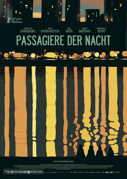 Les passagers de la nuit - German Movie Poster