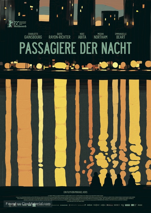 Les passagers de la nuit - German Movie Poster