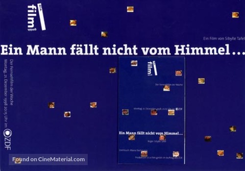 Ein Mann f&auml;llt nicht vom Himmel - German Movie Cover
