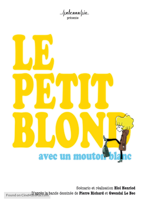 Le petit blond avec un mouton blanc - French Movie Poster