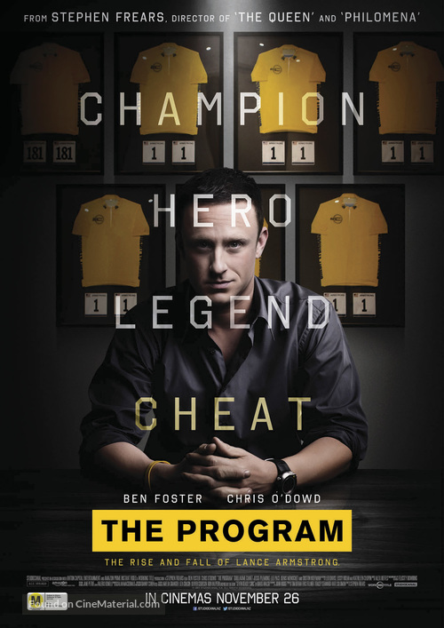 The Program - Australian Movie Poster