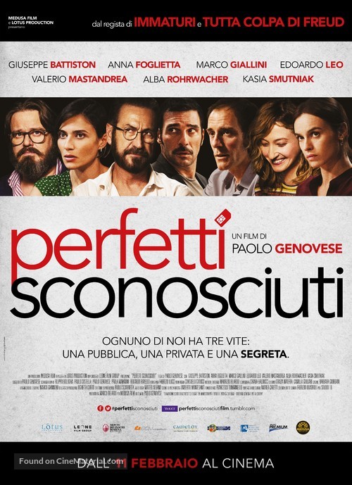 Perfetti sconosciuti - Italian Movie Poster