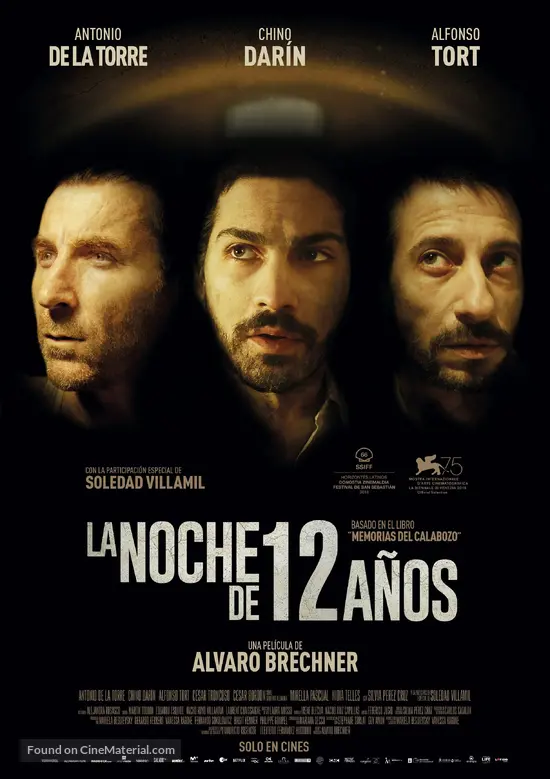 La noche de 12 a&ntilde;os - Argentinian Movie Poster