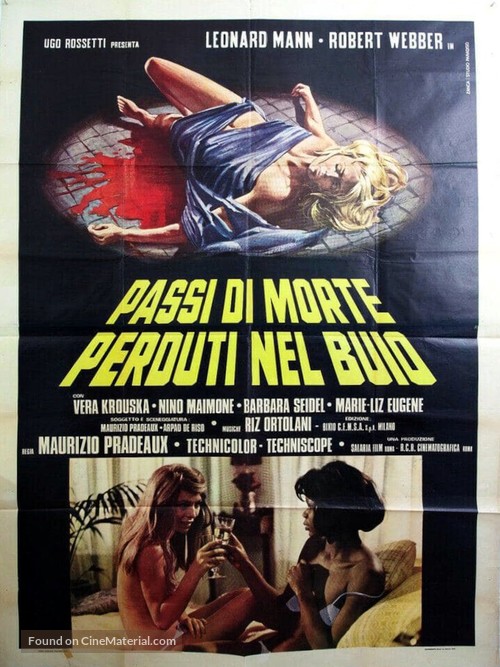 Passi di morte perduti nel buio - Italian Movie Poster