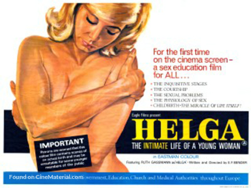 Helga - Vom Werden des menschlichen Lebens - British Movie Poster