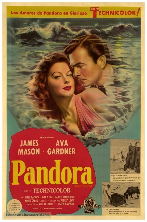 Pandora and the Flying Dutchman - Spanish Movie Poster