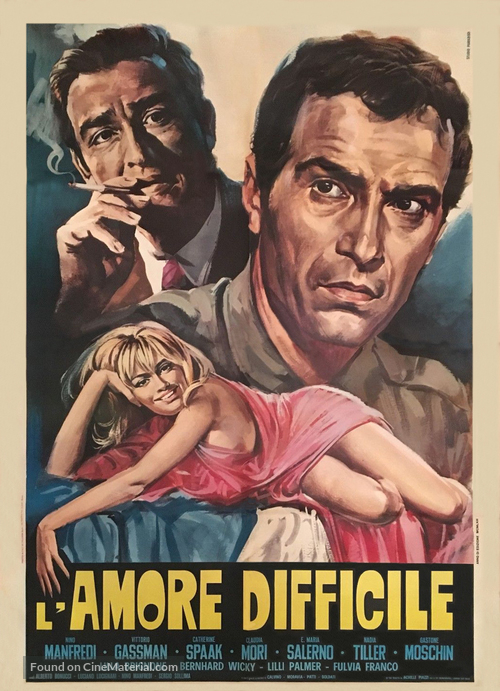 L&#039;amore difficile - Italian Movie Poster