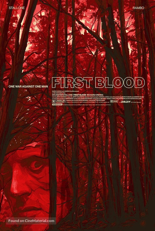 First Blood - Belgian poster