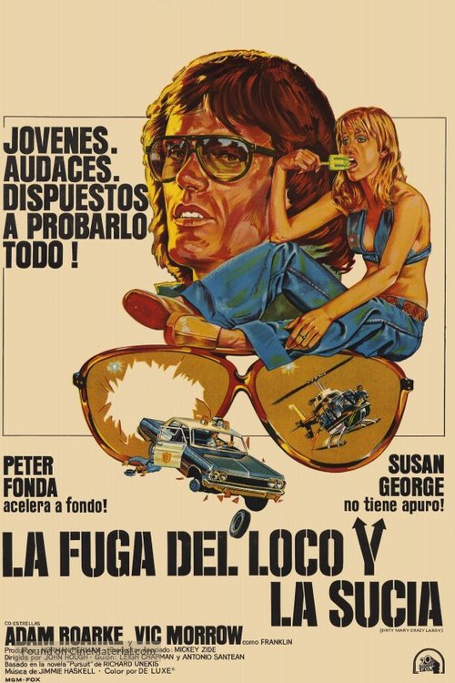 Dirty Mary Crazy Larry - Argentinian Theatrical movie poster