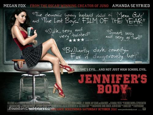 Jennifer&#039;s Body - British Movie Poster