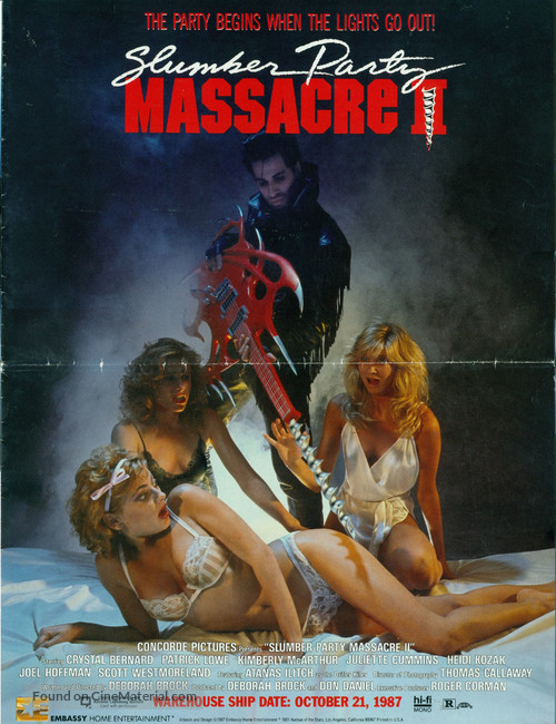 Slumber Party Massacre II - Movie Poster