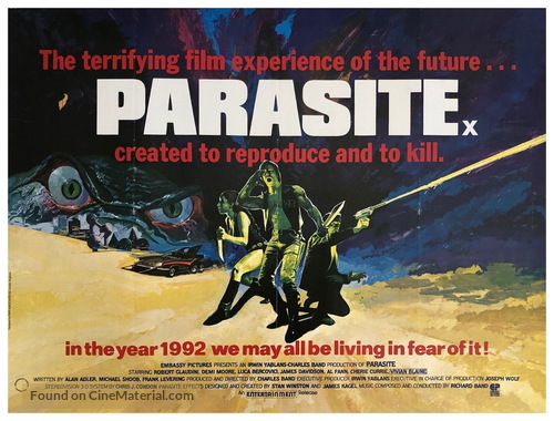 Parasite - British Movie Poster
