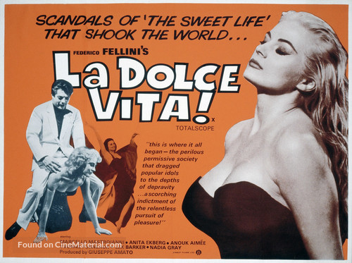 La dolce vita - British Movie Poster