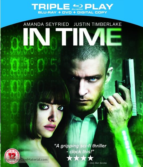 In Time - British Blu-Ray movie cover