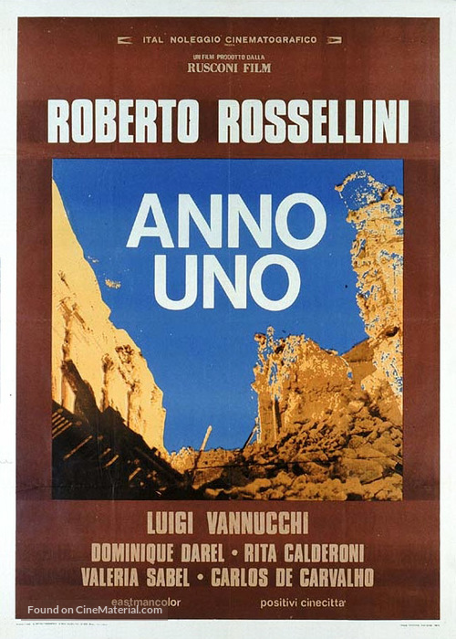 Anno uno - Italian Movie Poster