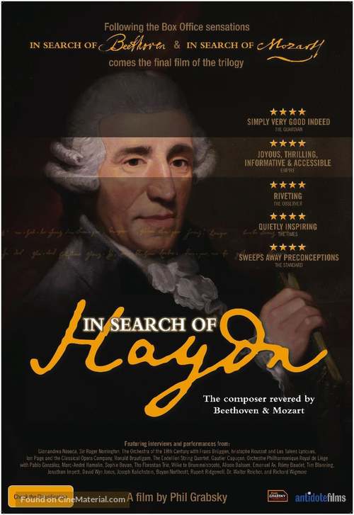 In Search of Haydn - Australian Movie Poster