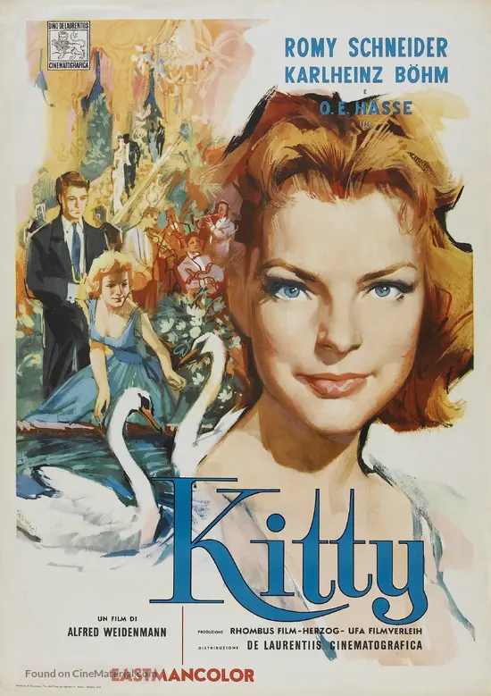 Kitty Und Die Grosse Welt 1956 Italian Movie Poster