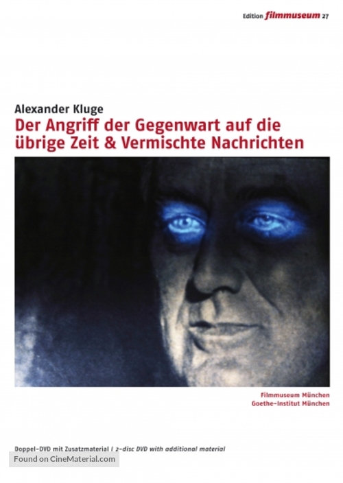 Der Angriff der Gegenwart auf die &uuml;brige Zeit - German DVD movie cover