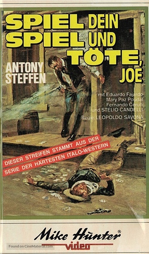 Un uomo chiamato Apocalisse Joe - German VHS movie cover