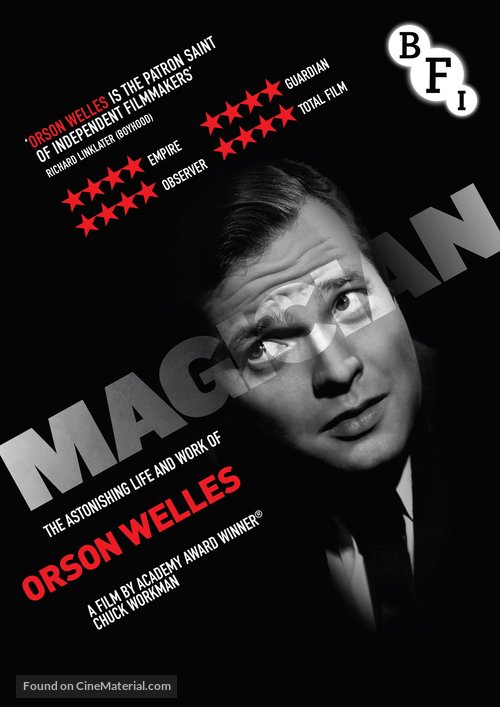 Magician: The Astonishing Life and Work of Orson Welles - British DVD movie cover