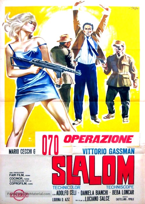 Slalom - Italian Movie Poster
